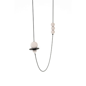 
                  
                    This balanced and modern geometric necklace is easy to wear and is an elegant statement piece
                  
                