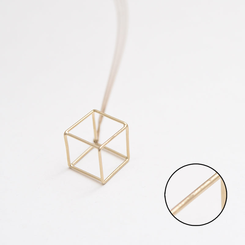 
                  
                    Hollow Cube Necklace - B Grade
                  
                