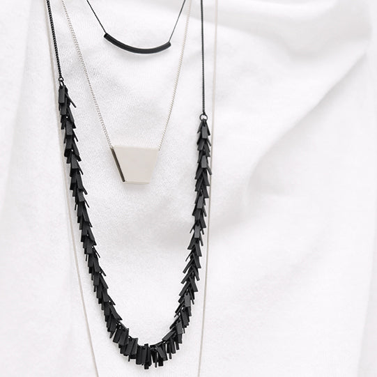 Confetti Layered Long Necklace